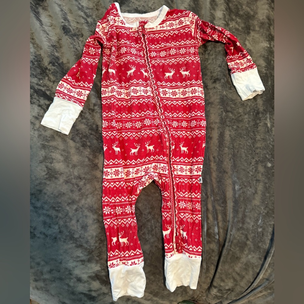 Bums & Roses Christmas Romper